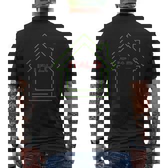 Edm Rave Gear Techno Clubbing Dj Clothing Italo House Music Men's T-shirt Back Print | Mazezy