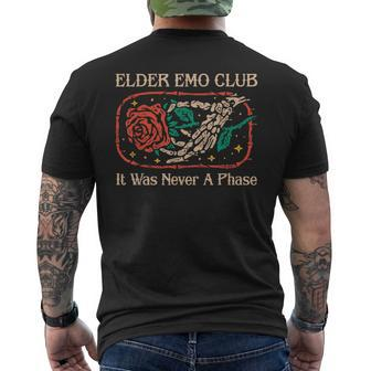 Elder Emo Club It Was Never A Phase Apparel Men's T-shirt Back Print