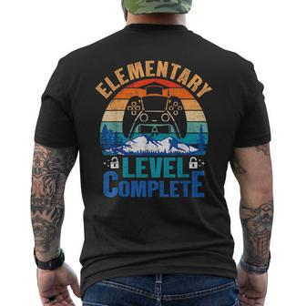 Elementary Level Complete Class Of 2023 Graduation Gift Mens Back Print T-shirt | Mazezy