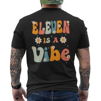 Eleven Is A Vibe 11Th Birthday Party 11 Eleven Year Old Kids Mens Back Print T-shirt - Monsterry