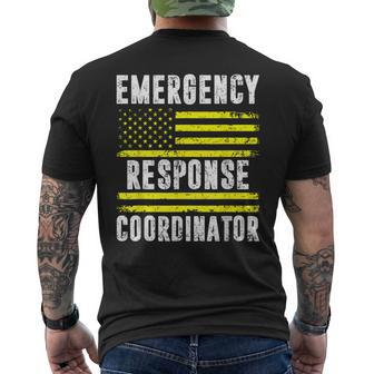 Emergency Response Coordinator 911 Operator Dispatcher Men's T-shirt Back Print | Mazezy DE