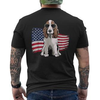 English Springer Spaniel Dog Breed Men's T-shirt Back Print | Mazezy
