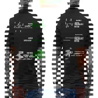 Equity Analyst Worker Equity Analyst Men's T-shirt Back Print | Mazezy