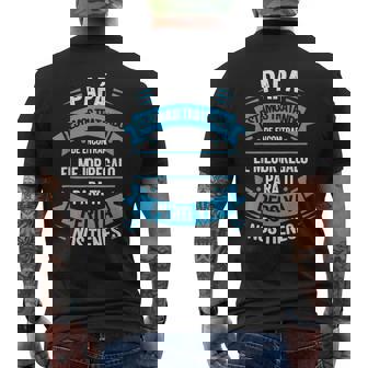Eres El Mundo Papa Dia Del Padre Regalo Mens Back Print T-shirt | Mazezy
