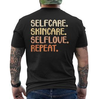 Esthetician Skin Care Cosmetologist Skin Specialist Cosmetologist Funny Gifts Mens Back Print T-shirt | Mazezy