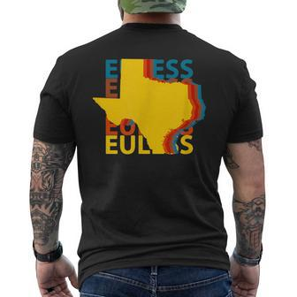 Euless Texas Retro Tx 70S Repeat Souvenir Men's T-shirt Back Print | Mazezy