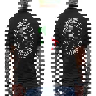 Everything Sounds Better With An Italian Accent Italian Mens Back Print T-shirt | Mazezy