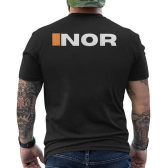 F1 Grid Names Lando Norris Mens Back Print T-shirt | Mazezy DE