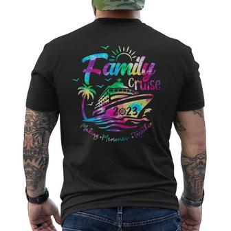 Family Cruise 2023 Family Vacation Making Memories Together Mens Back Print T-shirt - Thegiftio UK