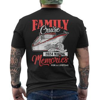Family Cruise 2024 Vacation Party Trip Ship Men's T-shirt Back Print - Monsterry UK