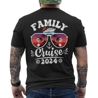 Family Cruise 2024 Cruise Vacation Trip Matching Group Men's T-shirt Back Print | Mazezy