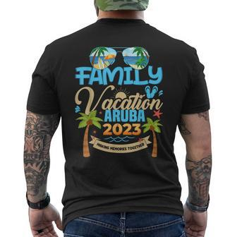 Family Cruise Aruba 2023 Summer Matching Vacation 2023 Mens Back Print T-shirt - Seseable