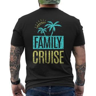 Family Cruise Cruise Ship Travel Vacation Mens Back Print T-shirt - Seseable