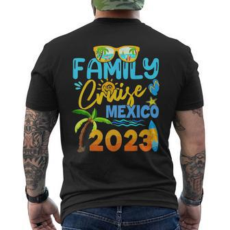 Family Cruise Mexico 2023 Vacation Summer Trip Vacation Mens Back Print T-shirt - Seseable