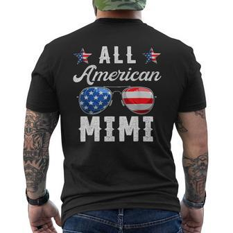 Family S All American Mimi 4Th Of July Patriotic Mens Back Print T-shirt - Monsterry