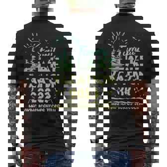 Family Vacation 2023 Lake Trip Holiday Reunion Cousin Crew Mens Back Print T-shirt - Seseable