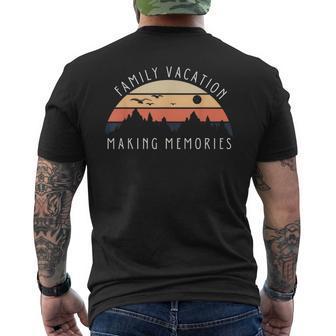 Family Vacation 2023 Mountains Matching Summer Vacation Trip Family Vacation Funny Designs Funny Gifts Mens Back Print T-shirt | Mazezy