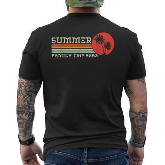 Family Vacation 2023 Summer Vacation Family Trip 2023 Family Vacation Funny Designs Funny Gifts Mens Back Print T-shirt | Mazezy