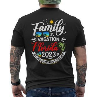 Family Vacation Florida 2023 Beach Summer Vacation 2023 Mens Back Print T-shirt - Seseable