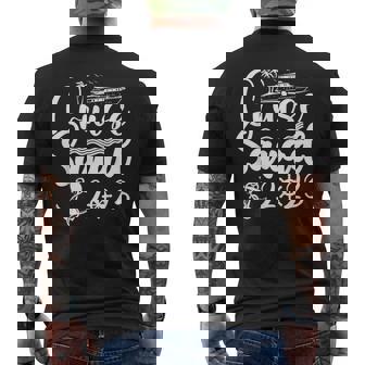 Family Vacation Matching Cruise Squad 2023 Family Vacation Funny Designs Funny Gifts Mens Back Print T-shirt | Mazezy