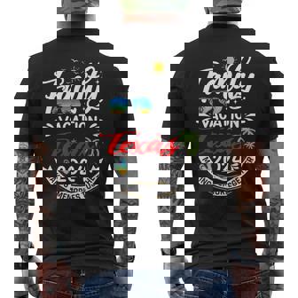 Family Vacation Texas 2024 Beach Summer Vacation 2024 Men's T-shirt Back Print | Mazezy