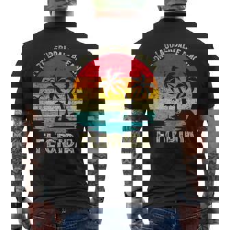 Family Vacation Vintage Retro Florida Fort Lauderdale Beach Mens Back Print T-shirt | Mazezy