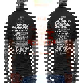 Farfar Grandpa Gift If Farfar Cant Fix It Were All Screwed Mens Back Print T-shirt - Seseable
