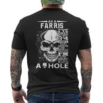 Farris Definition Personalized Custom Name Loving Kind Men's Back Print T-shirt | Mazezy