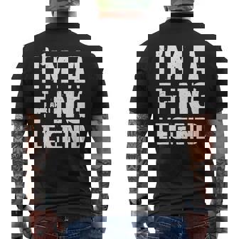 Im A Farting Legend Worlds Best Farter Dad Father Fart Men's Back Print T-shirt | Mazezy