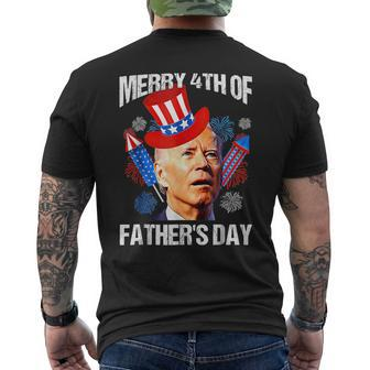 Fathers Day 4Th Of July Funny Joe Biden Memorial Day 2023  Mens Back Print T-shirt