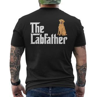 Fathers Day | Labrador Daddy | Dog Lover | The Lab Father Mens Back Print T-shirt | Mazezy CA