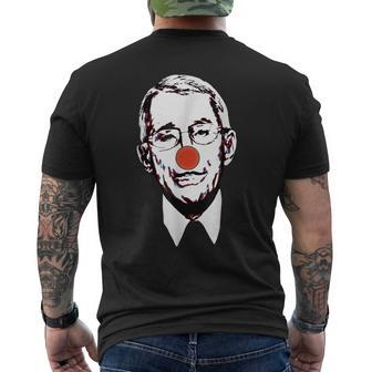 Fauci The Clown DrFauci Clown DrAnthony Men's T-shirt Back Print | Mazezy