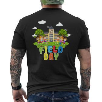 Field Day Tug Of War Men's T-shirt Back Print | Mazezy AU
