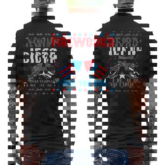 Fireworks Director - I Run You Run Funny 4Th Of July Mens Back Print T-shirt | Mazezy
