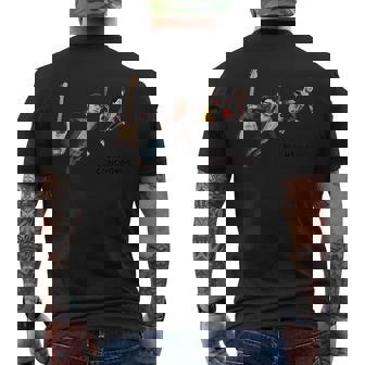 Flights Of The Conchords Mens Back Print T-shirt | Mazezy