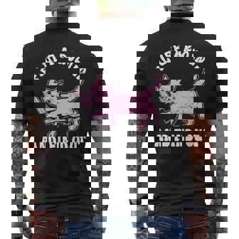 Fluff Around And Find Out For Cat Lovers Mens Back Print T-shirt - Thegiftio