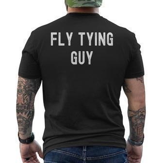 Fly Tying Lover Fly Tying Guy Men's T-shirt Back Print | Mazezy DE