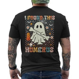I Found This Humerus Pun Joke Humorous Halloween Costume Men's T-shirt Back Print - Monsterry AU