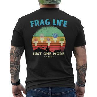 Frag Life Coral Reef Saltwater Aquarium Aquarist Men's T-shirt Back Print | Mazezy