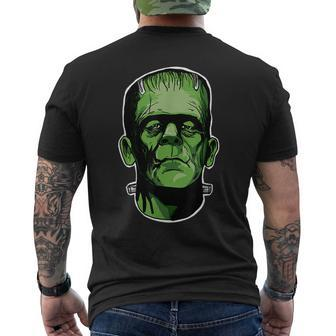 Frankenstein Monster Horror Halloween Halloween Men's T-shirt Back Print | Mazezy
