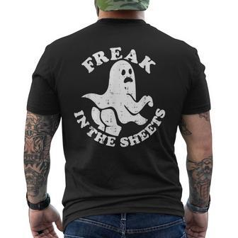 Freak In The Sheets Halloween Costume Retro Ghost Men's T-shirt Back Print - Monsterry UK
