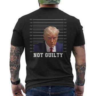 Free Donald Trump Shot Republican President Maga 2024 Men's T-shirt Back Print | Mazezy