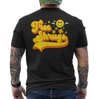 Free Shrugs - Funny Classic Parody Mens Back Print T-shirt - Seseable