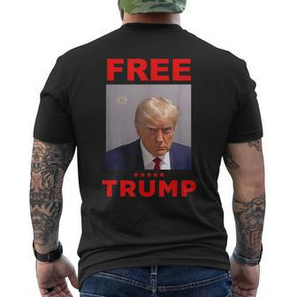 Free Trump Jail Hot Photo Campaign Men's T-shirt Back Print