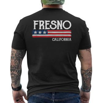 Fresno California Souvenir Men's T-shirt Back Print | Mazezy