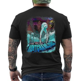 Fresno Nightcrawlers Spooky Creepy Ghost Monsters Men's T-shirt Back Print | Mazezy AU