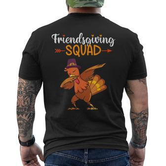 Friendsgiving Squad Friends Thanksgiving 2023 Friendship Men's T-shirt Back Print - Monsterry