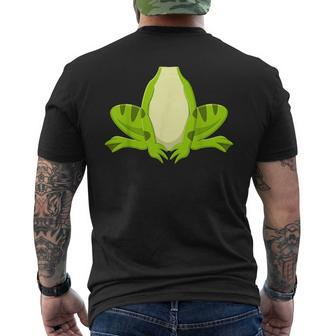 Frog Frog Costume Mens Back Print T-shirt - Monsterry DE