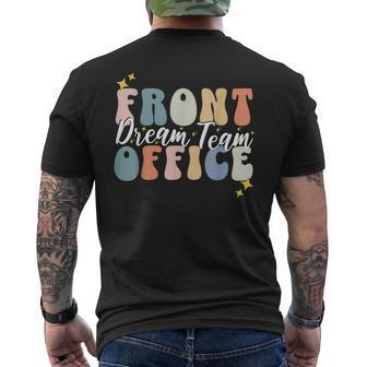 Front Office Dream Team Administrative Assistant School Men's T-shirt Back Print | Mazezy