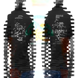 Fun Matching Family Road Trip 2024 Are We There Yet Men's T-shirt Back Print | Mazezy